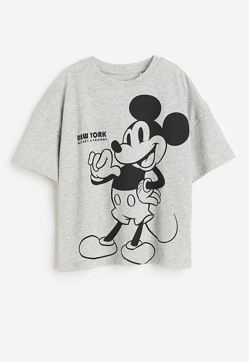 H&M - Oversized printed t-shirt - Grey