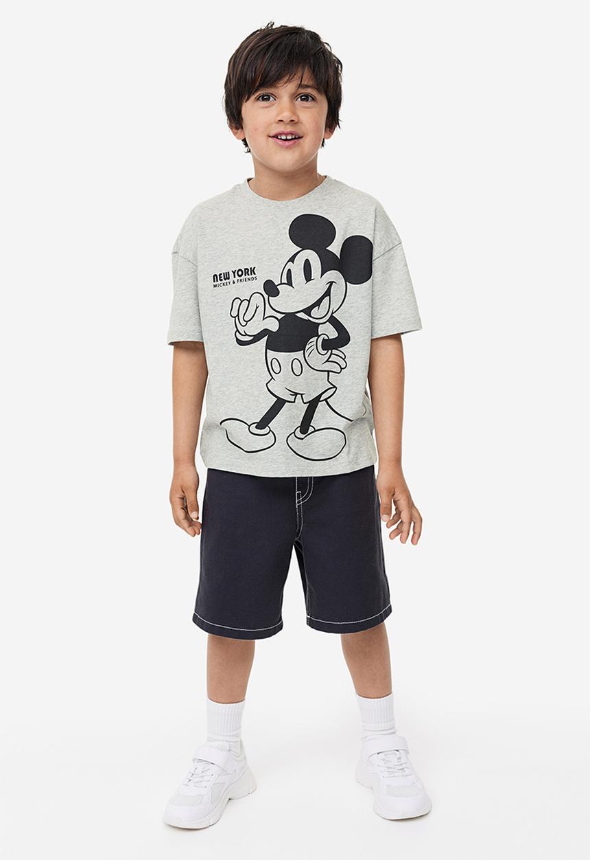 H&M - Oversized printed t-shirt - Grey
