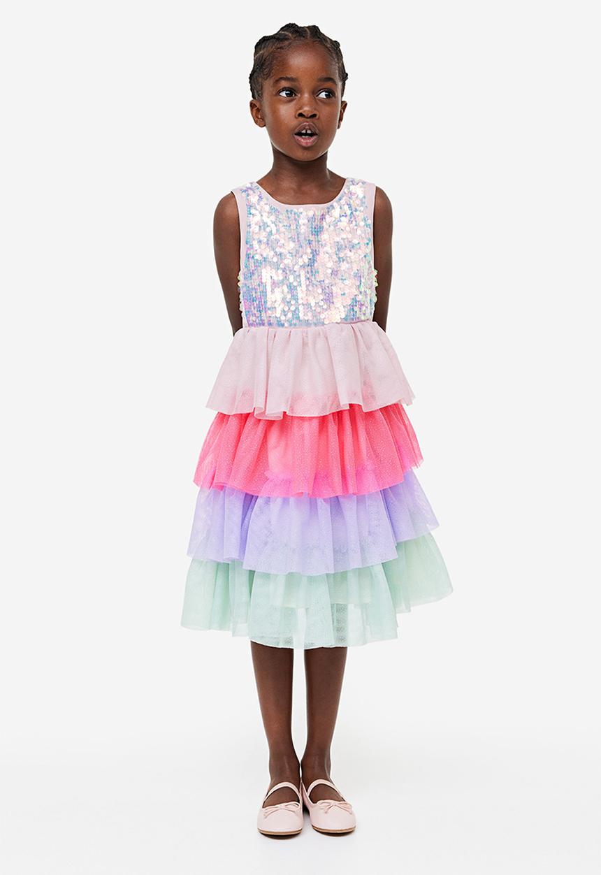 H&M - Sequined tulle dress - multi