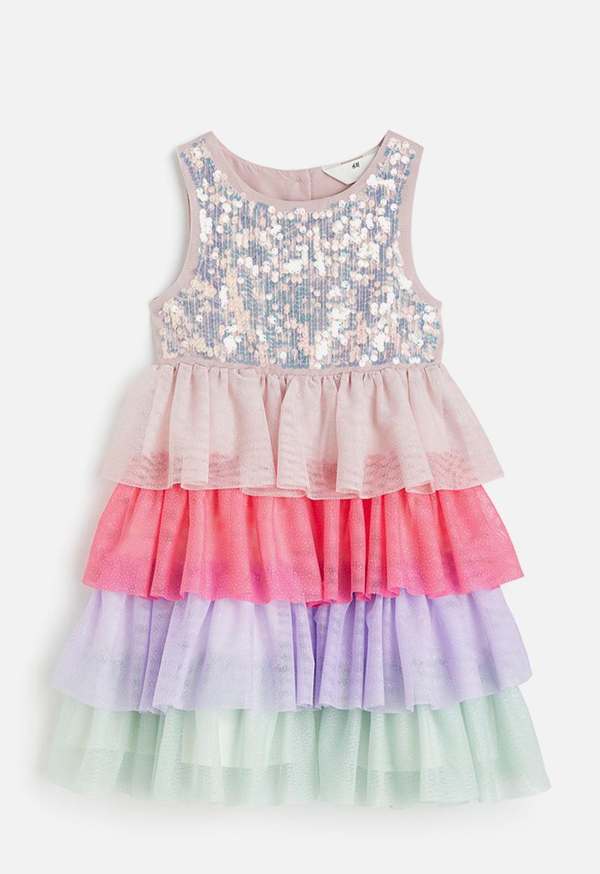 H&M - Sequined tulle dress - multi