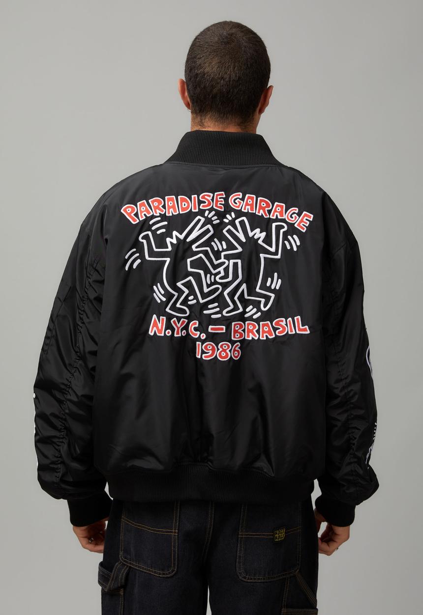 Factorie - Keith Haring Bomber Jacket - Lcn Kei Keith Haring/Black