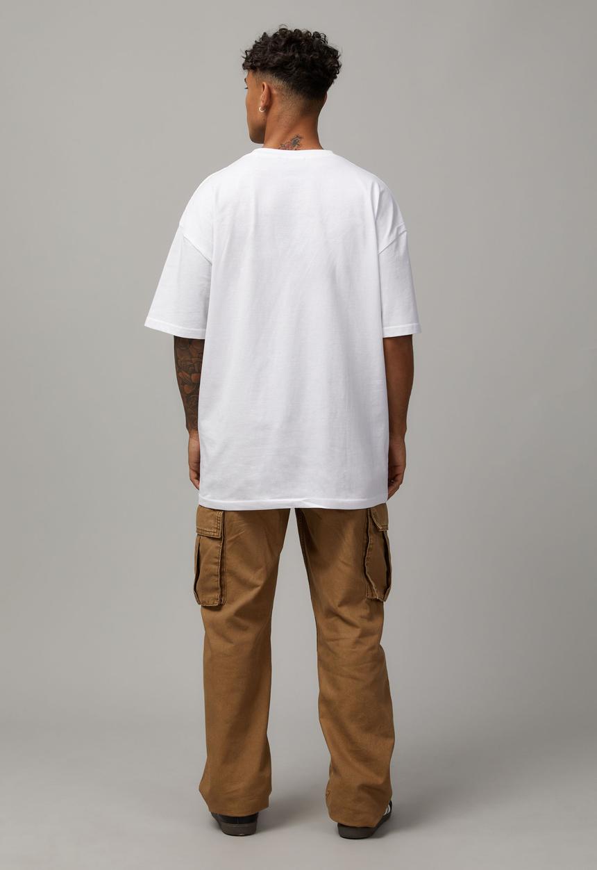 Factorie - Half Half Straight Cargo Pant - Camel