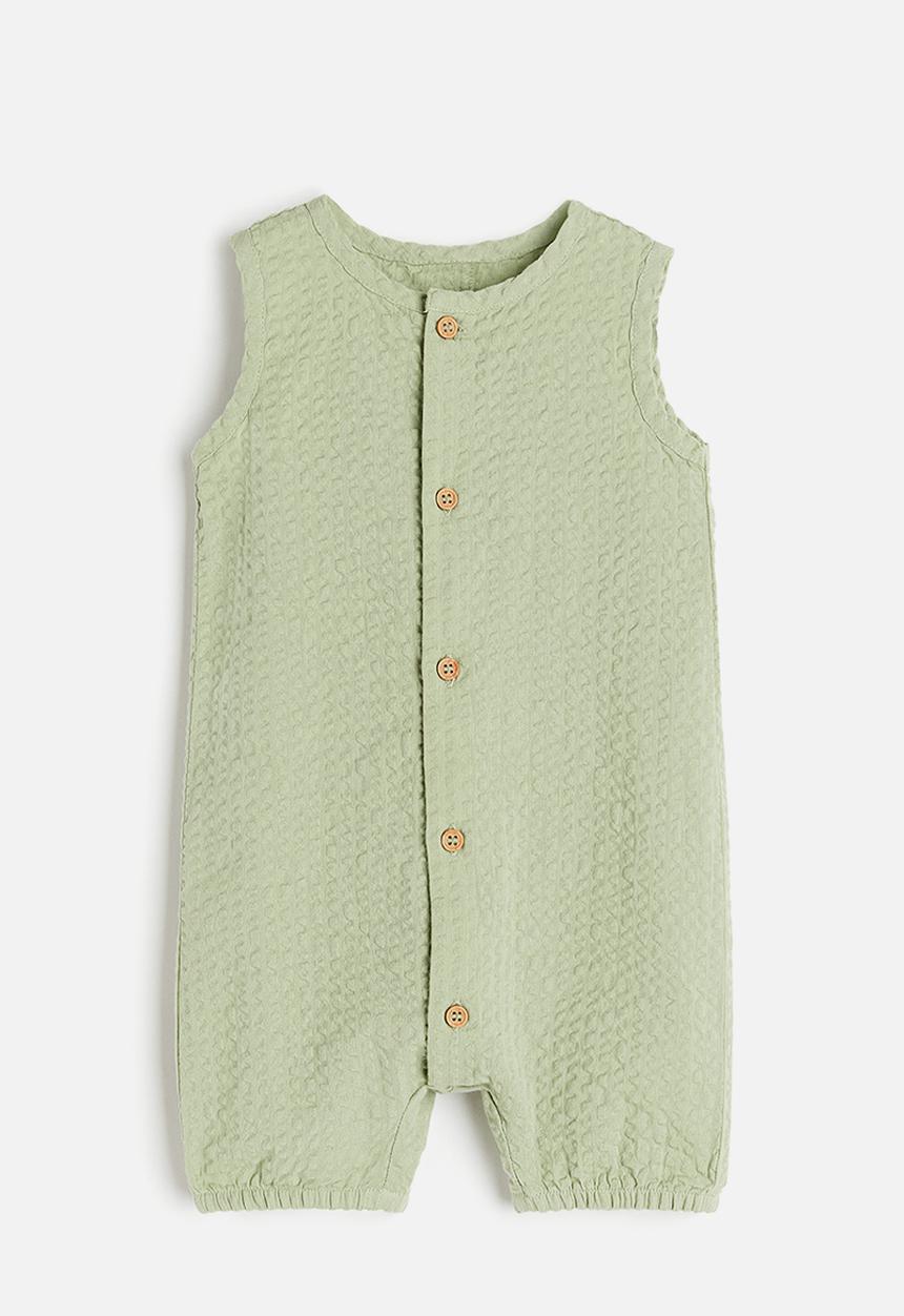 H&M - Sleeveless romper suit - light green