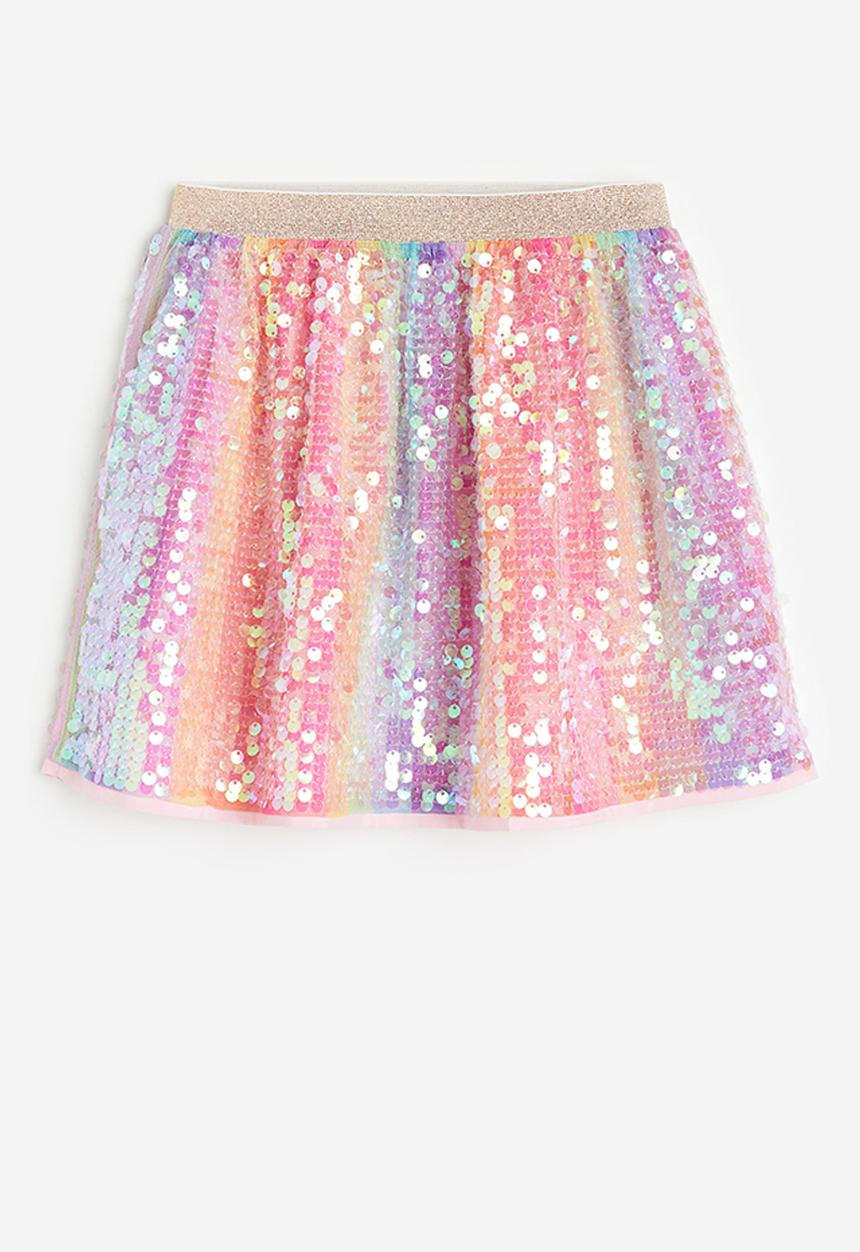 H&M - Sequined skirt - pink