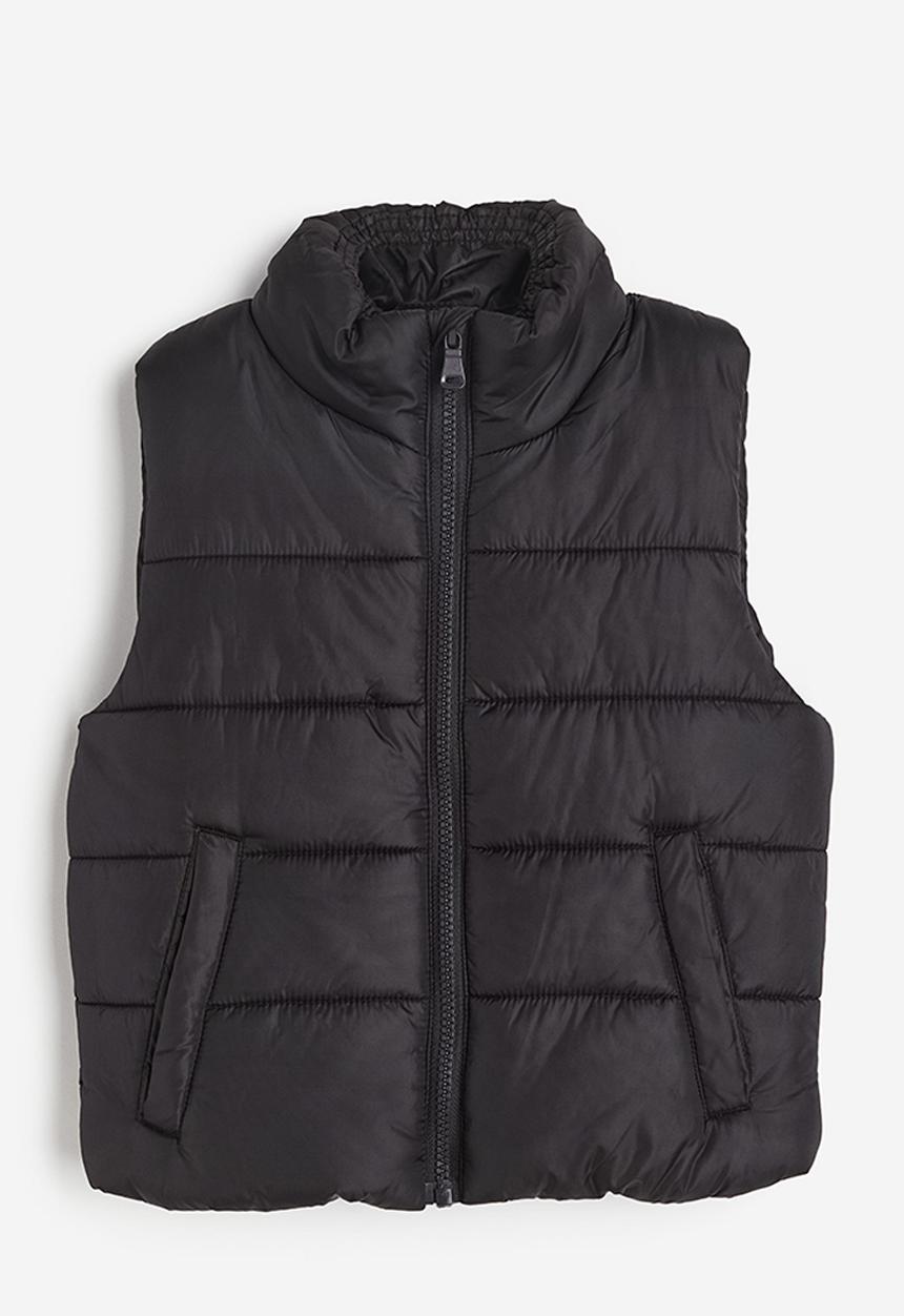 H&M - Puffer gilet - black