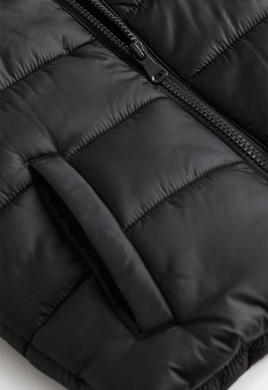 H&M - Puffer gilet - black