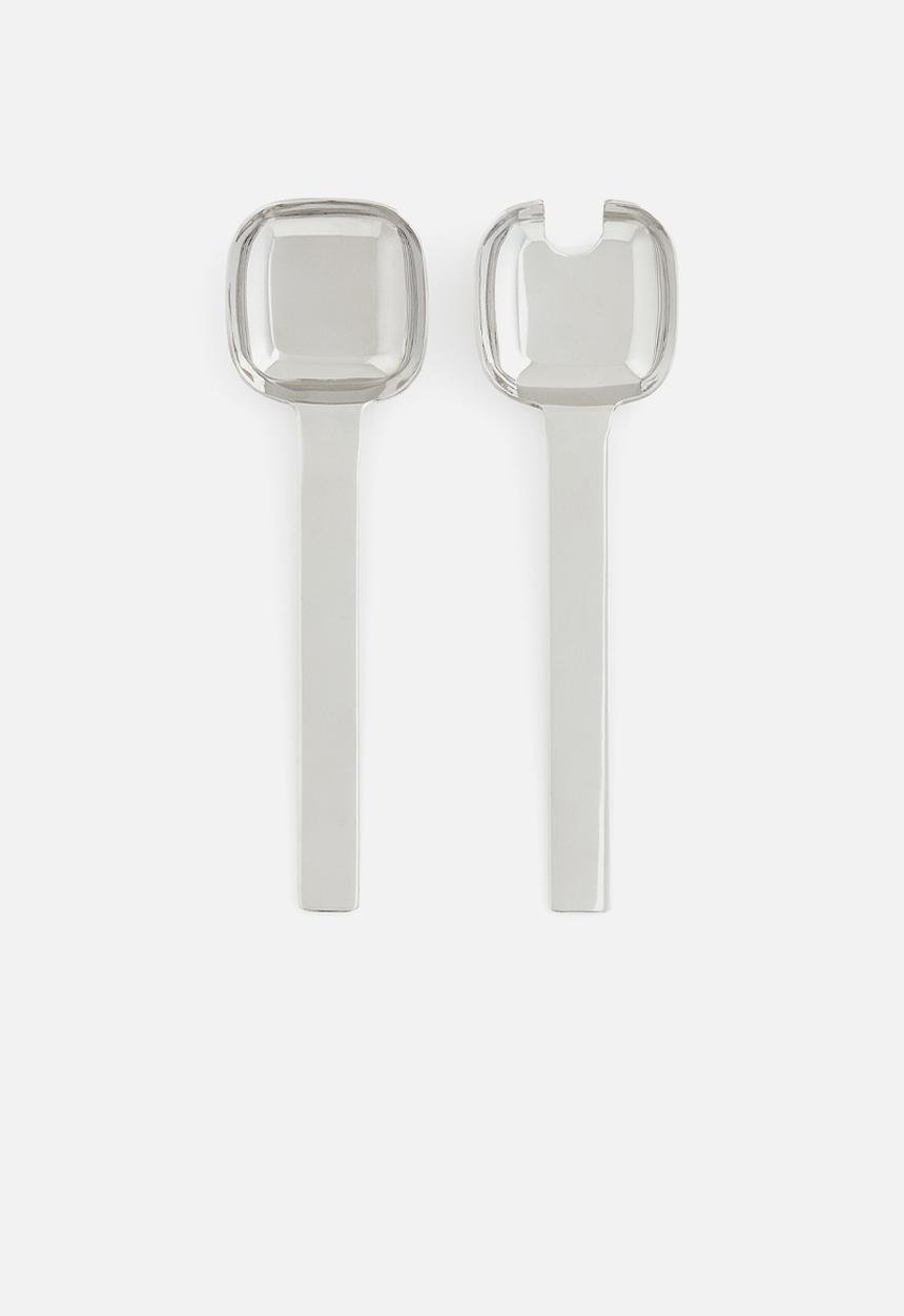 H&M - Metal salad servers - silver