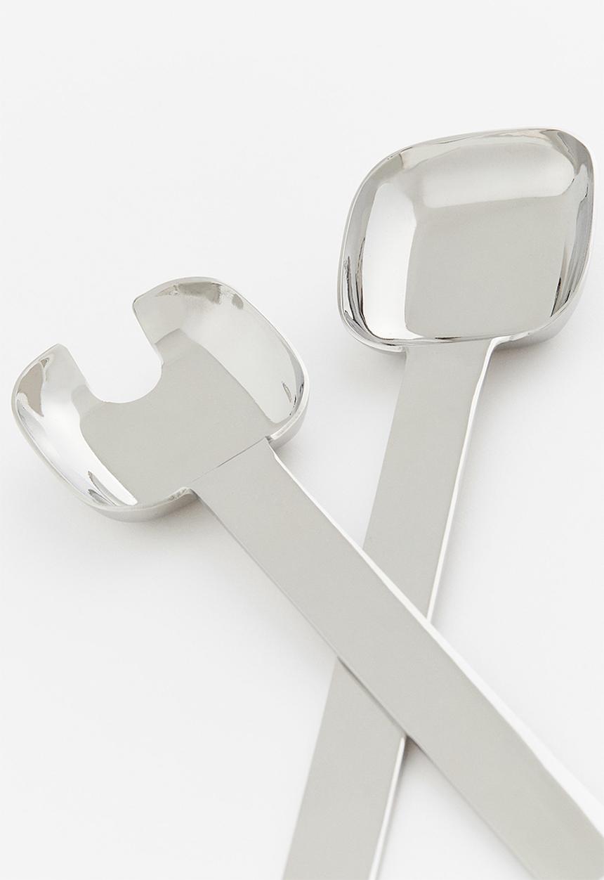 H&M - Metal salad servers - silver