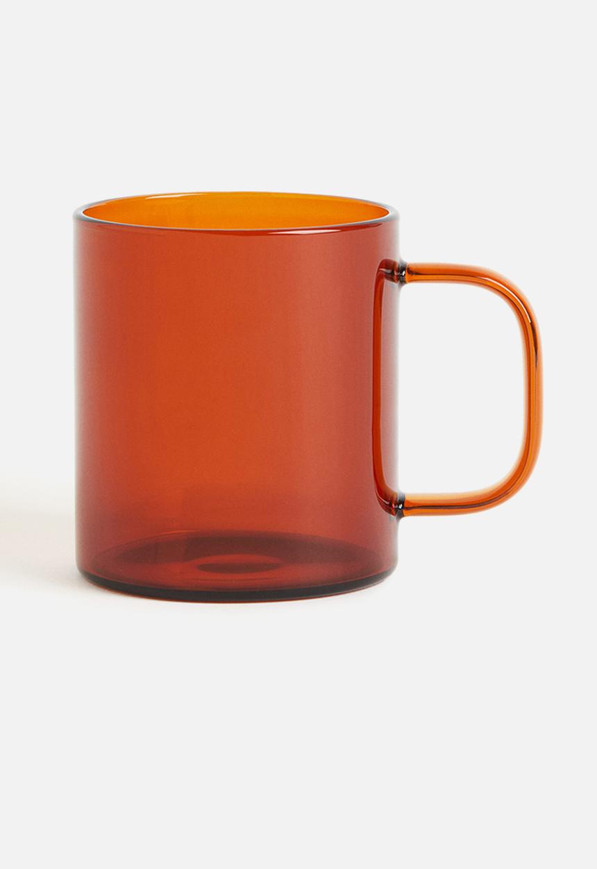 H&M - Glass mug - orange