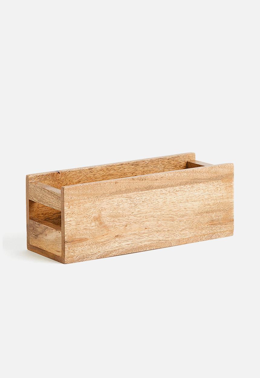 H&M - Wooden spice box - beige