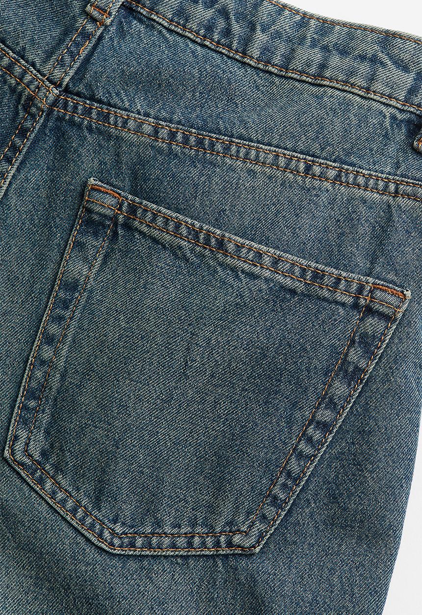 H&M - 90s baggy high jeans - blue