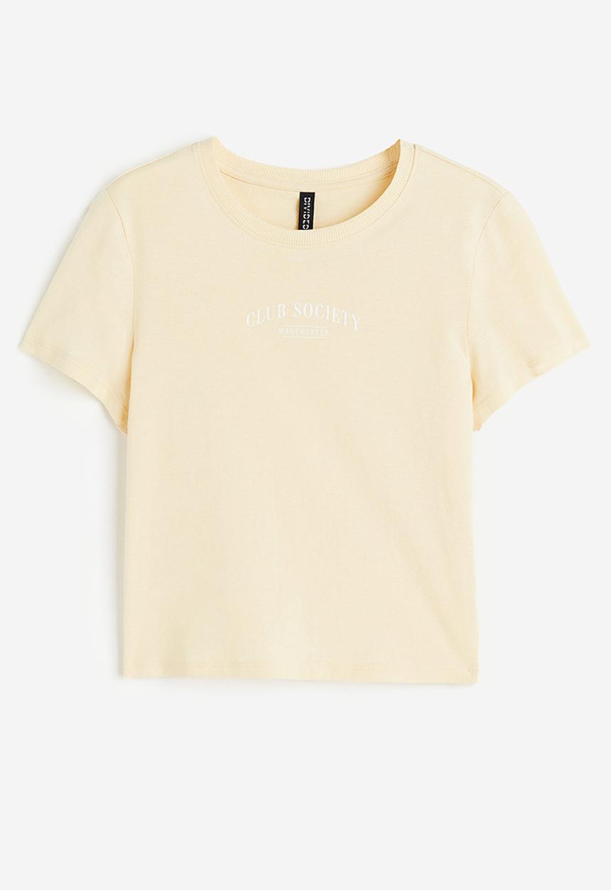 H&M - Printed t-shirt - Multi Yellow