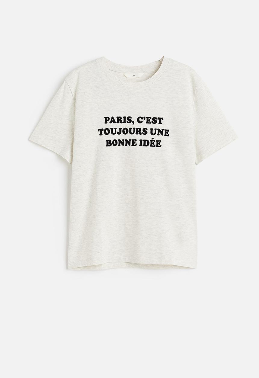 H&M - Cotton t-shirt - grey