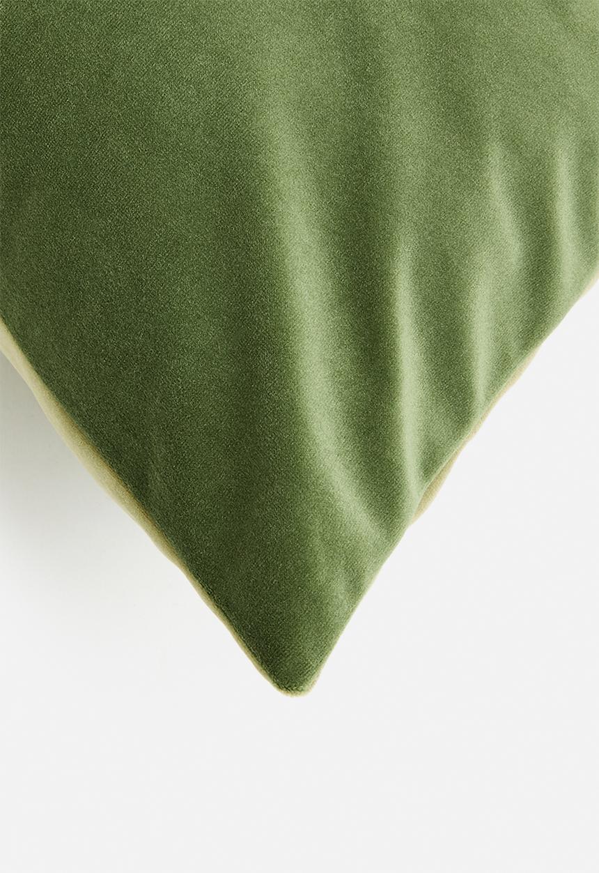 Hertex Fabrics - Mojo contrast cushion cover - green