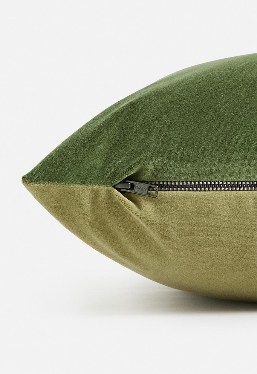 Hertex Fabrics - Mojo contrast cushion cover - green