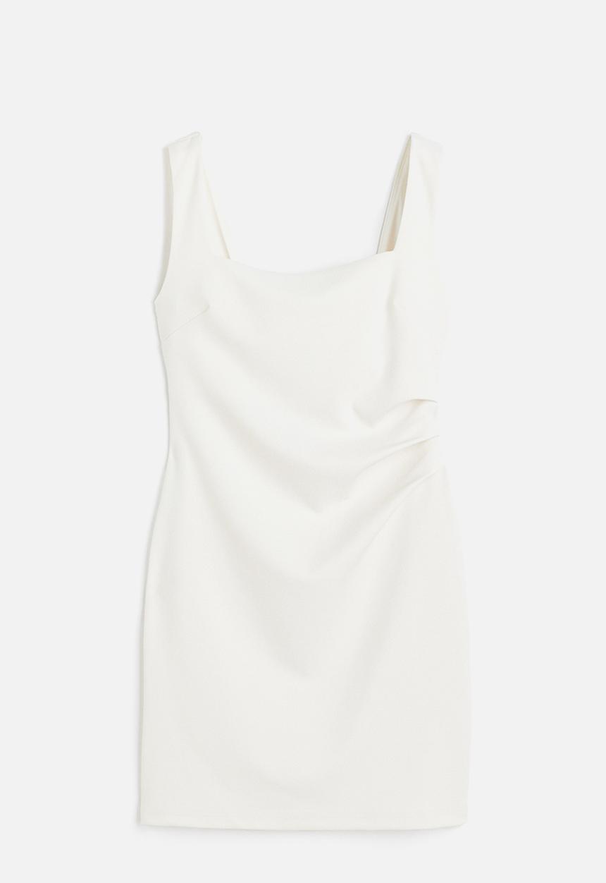 H&M - Pleated dress - white