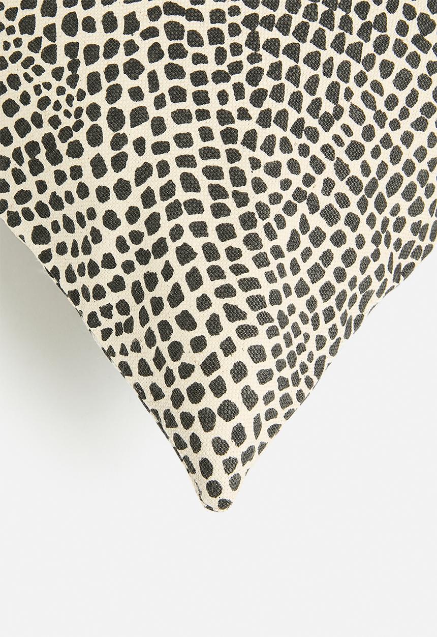 Hertex Fabrics - Migration cushion cover - black & white