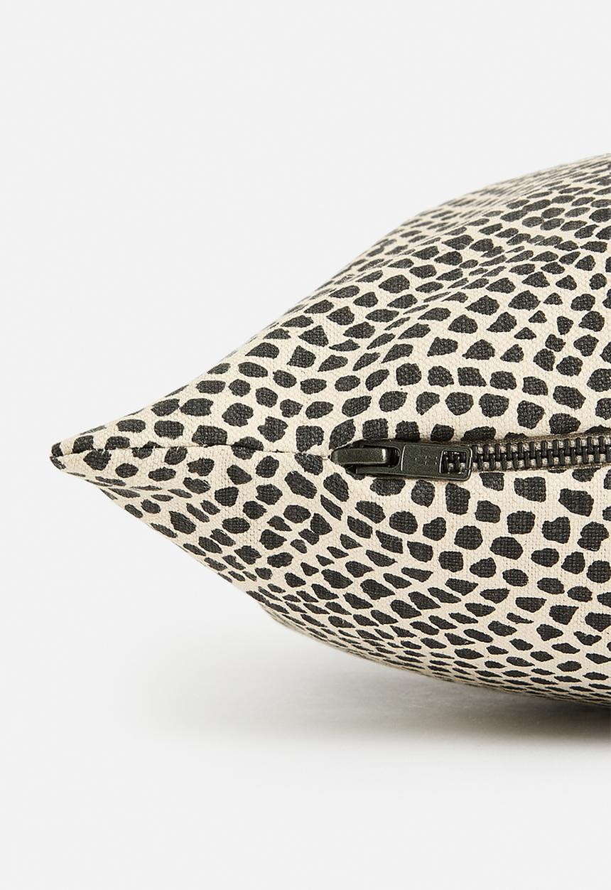Hertex Fabrics - Migration cushion cover - black & white