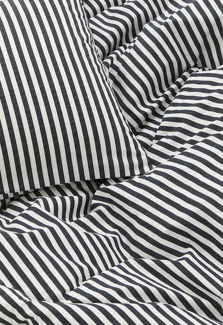 H&M - Cotton single duvet cover set - Black