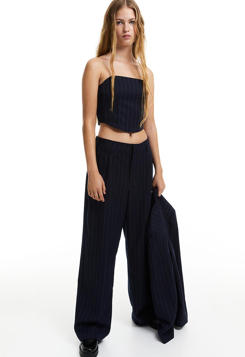 H&M - Corset top - blue