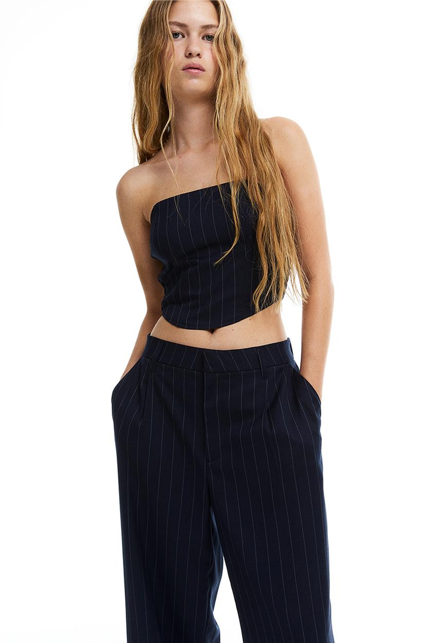 H&M - Corset top - blue