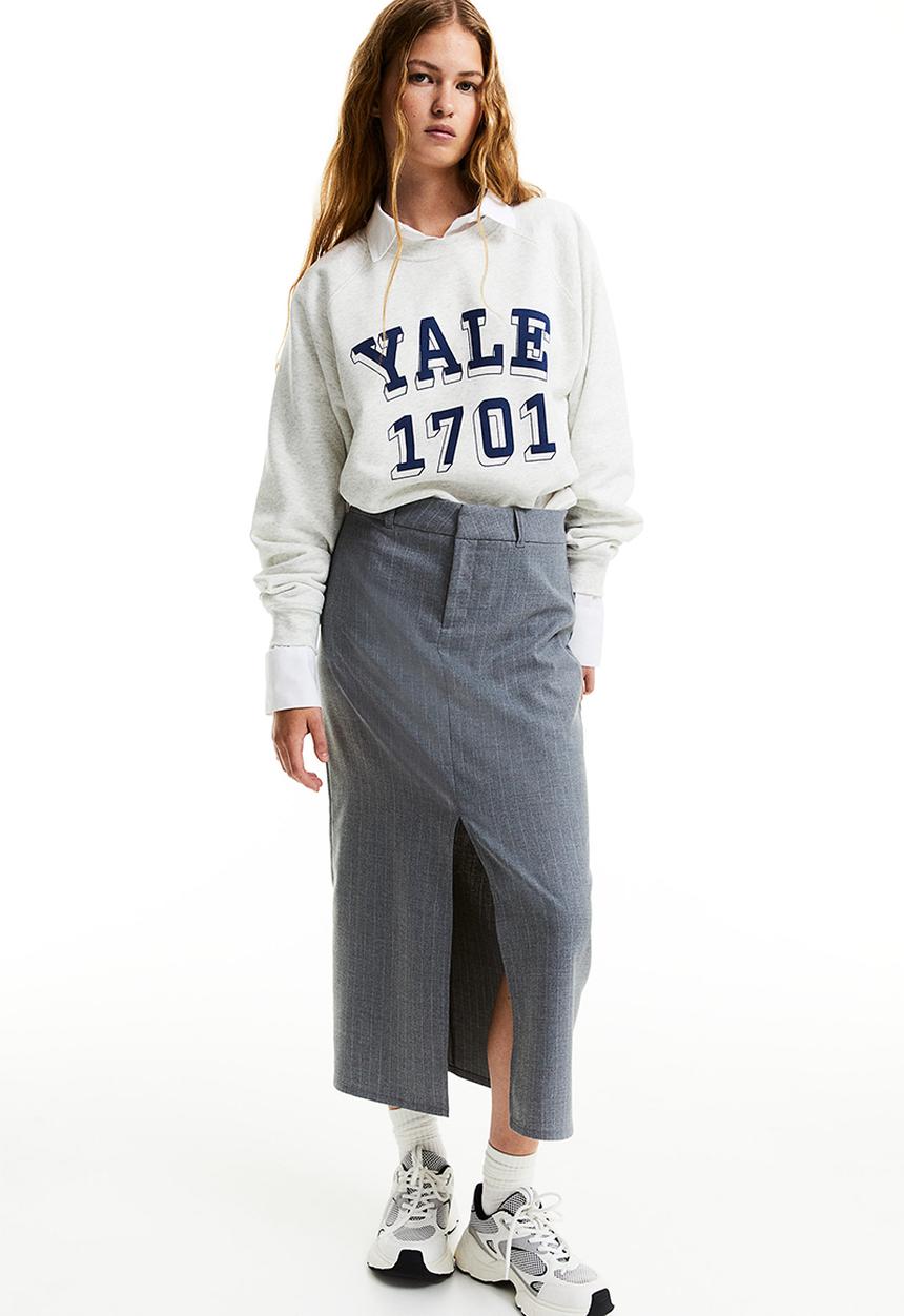 H&M - Printed sweatshirt - grey