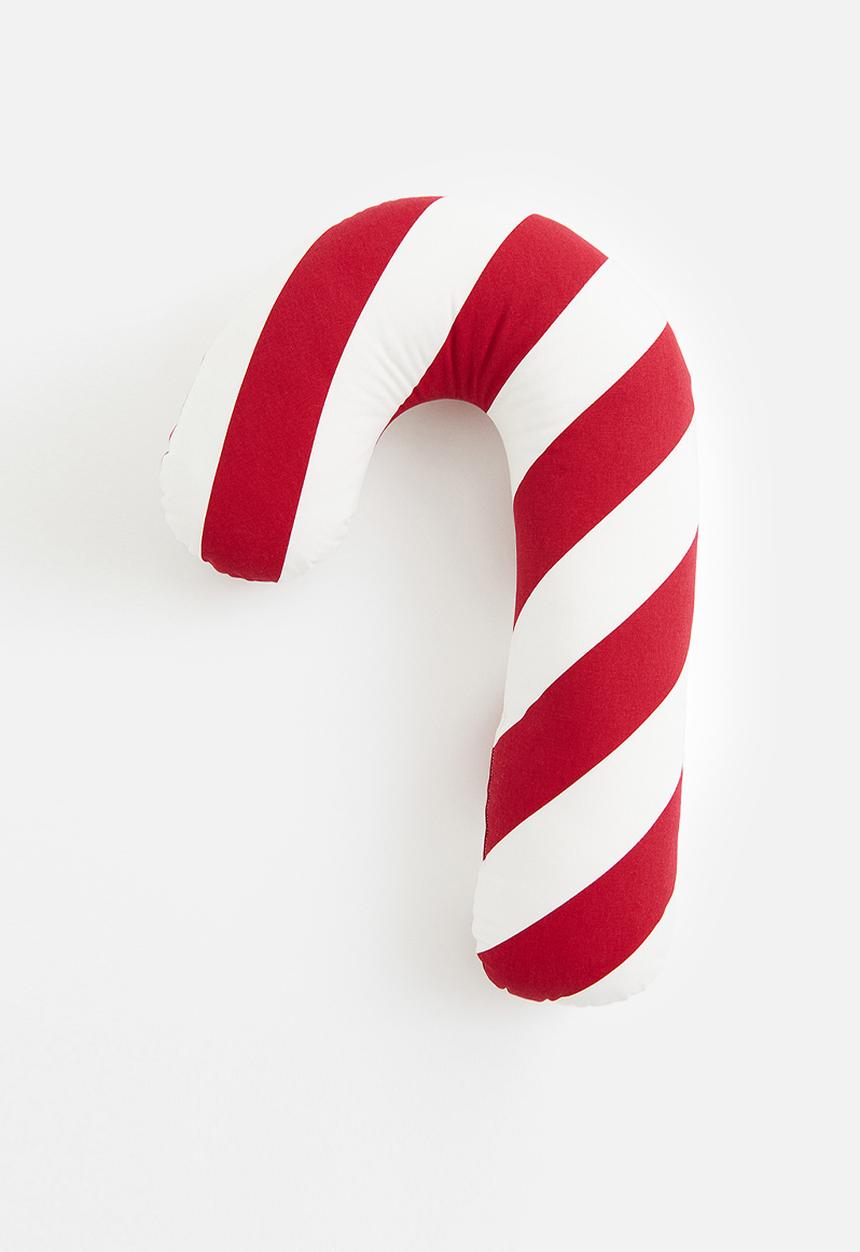 H&M - Candy cane cushion - Red