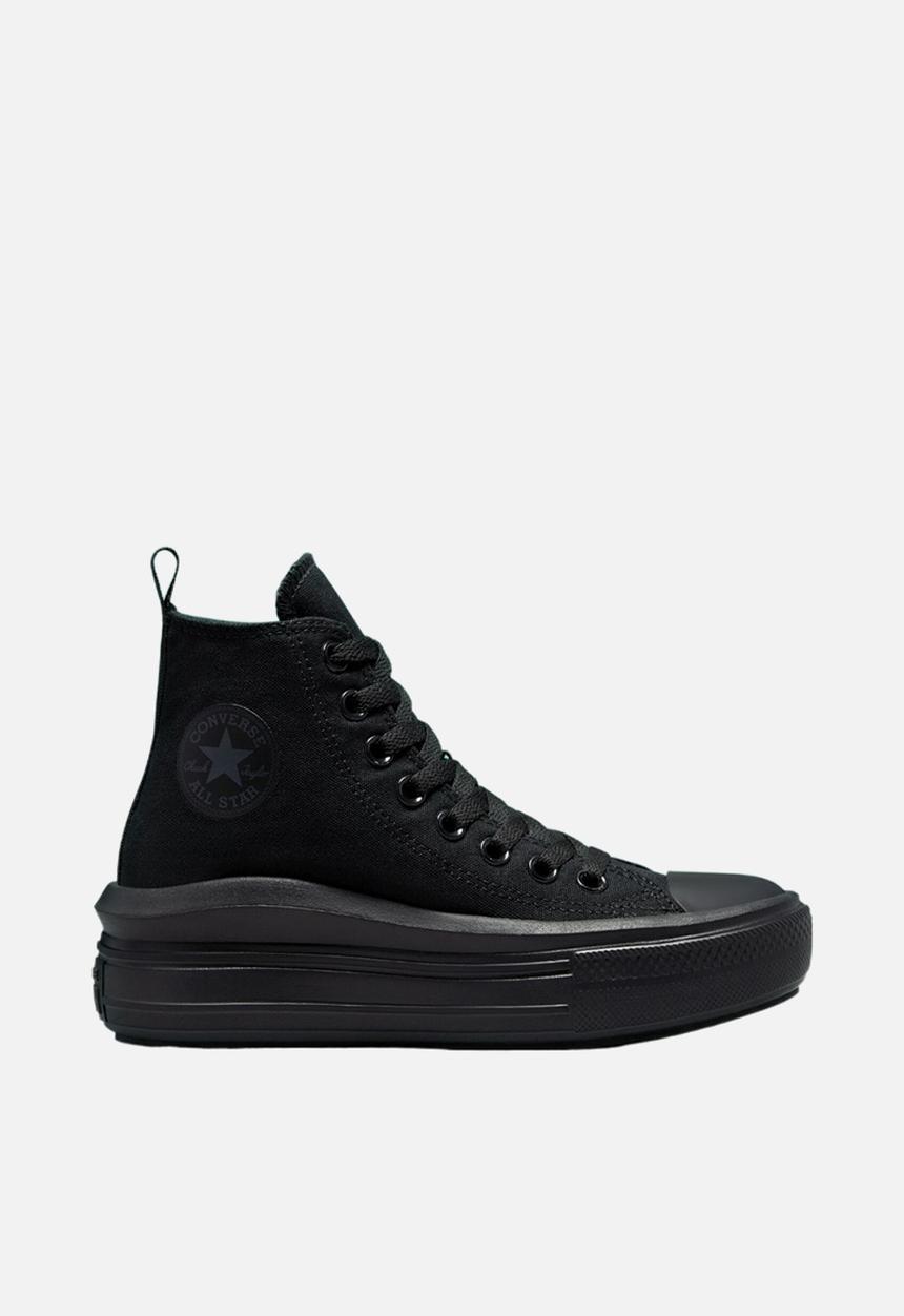 Converse - Chuck taylor all star move platform - black/black/dk smoke grey