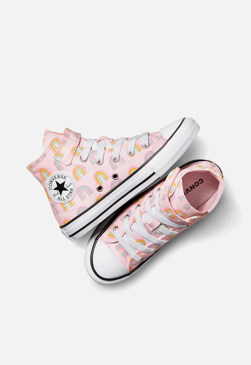 Converse - Chuck taylor all star easy-on rainbows - pink foam/grape fizz/amarillo