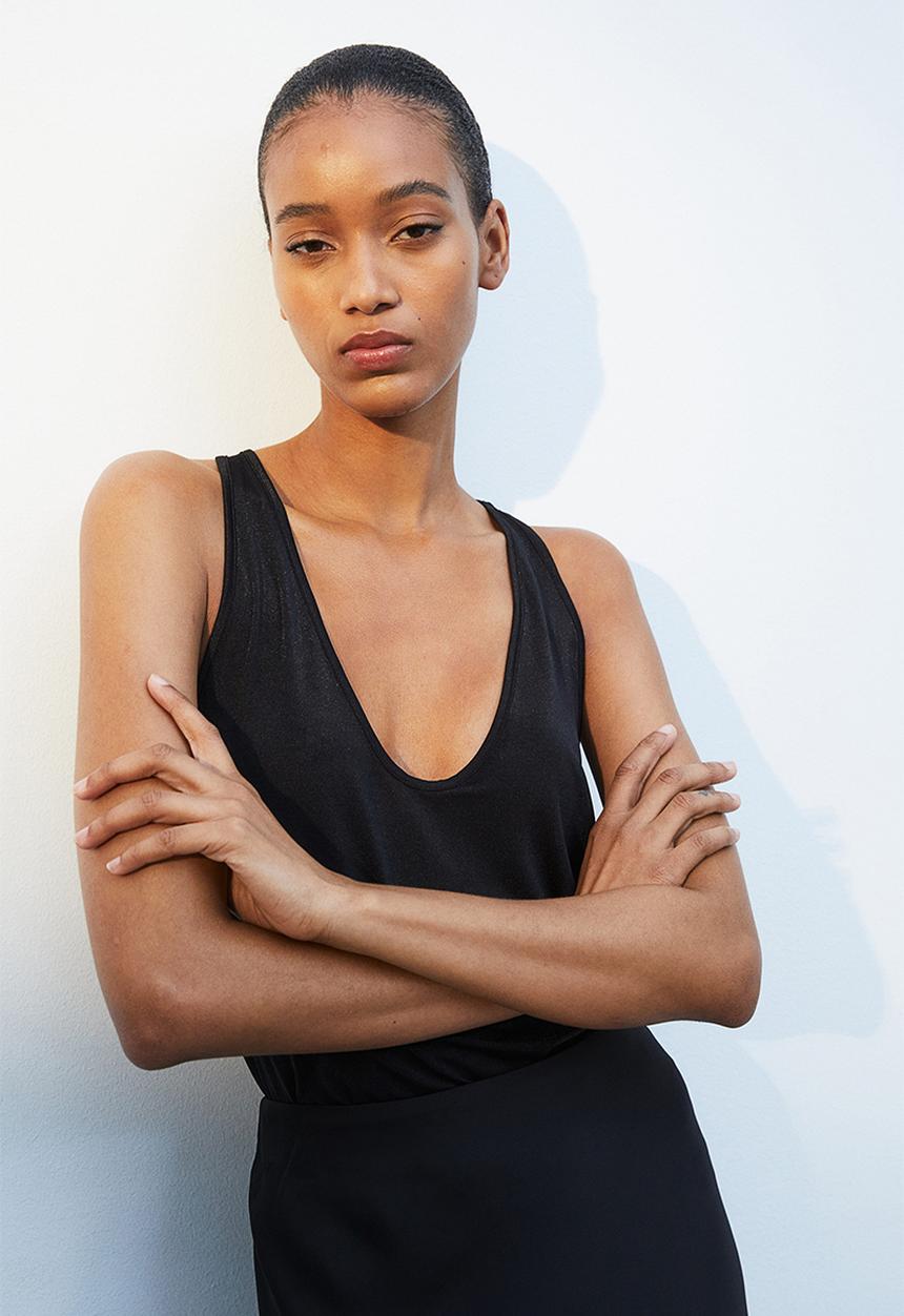 H&M - Vest top - black