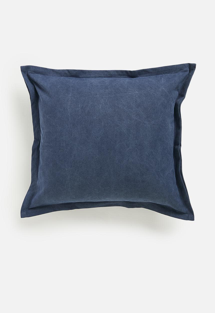 Sixth Floor - Rome plain cushion cover - Blue