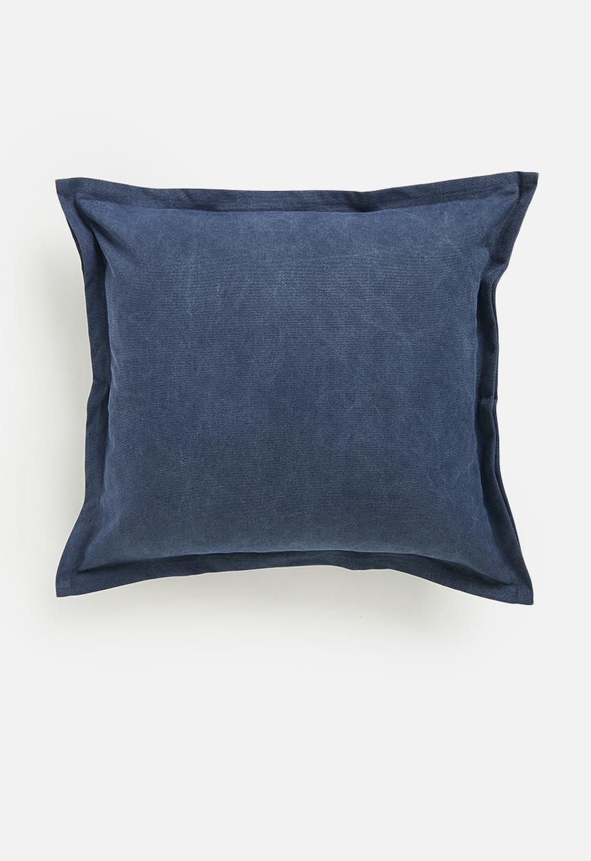 Sixth Floor - Rome plain cushion cover - Blue
