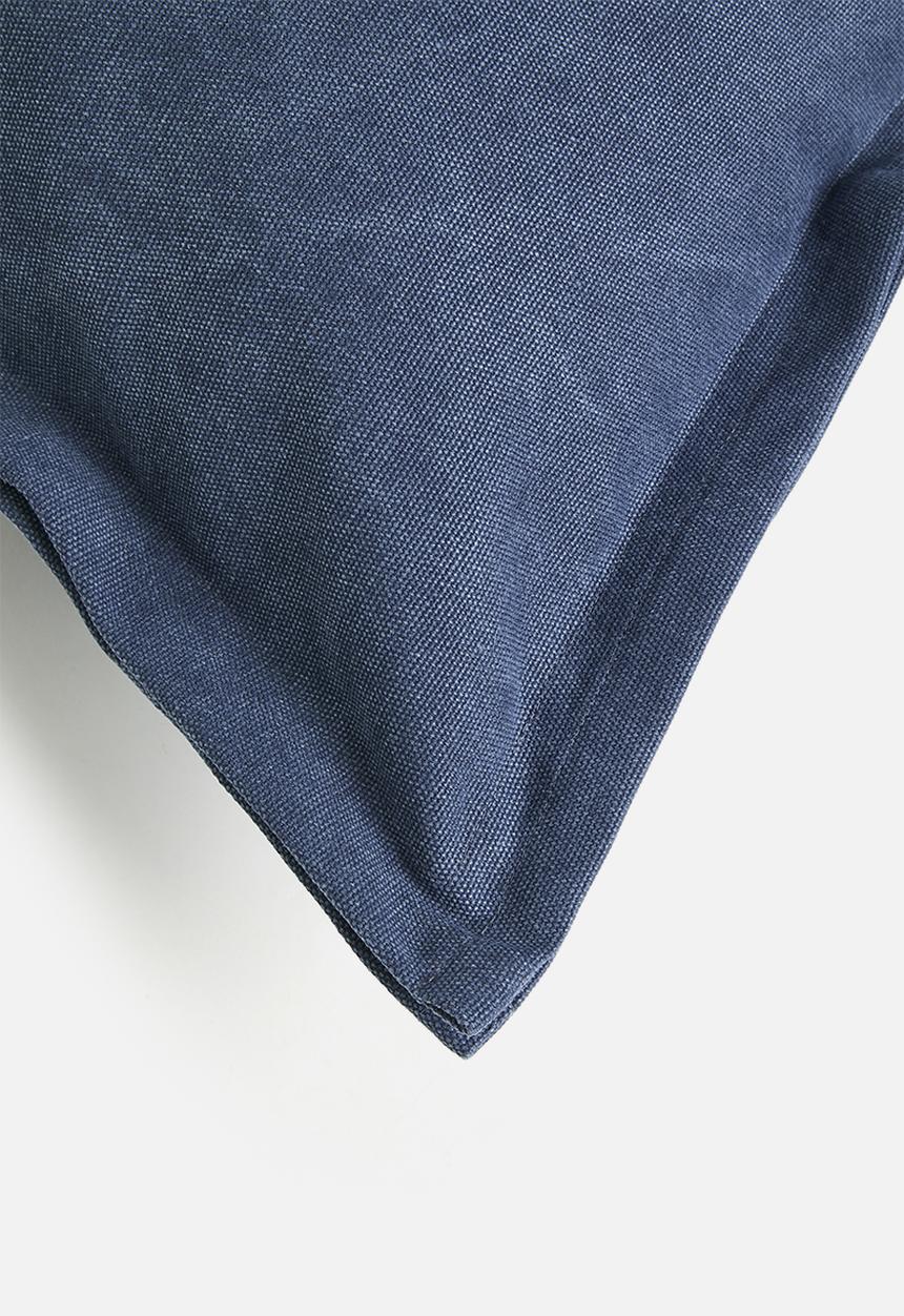 Sixth Floor - Rome plain cushion cover - Blue