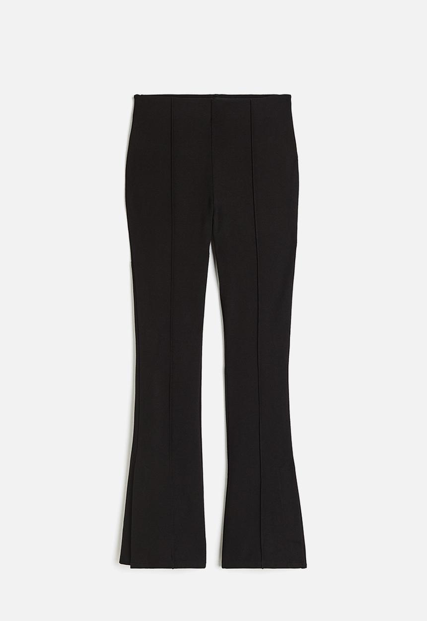 H&M - Flared leggings - black