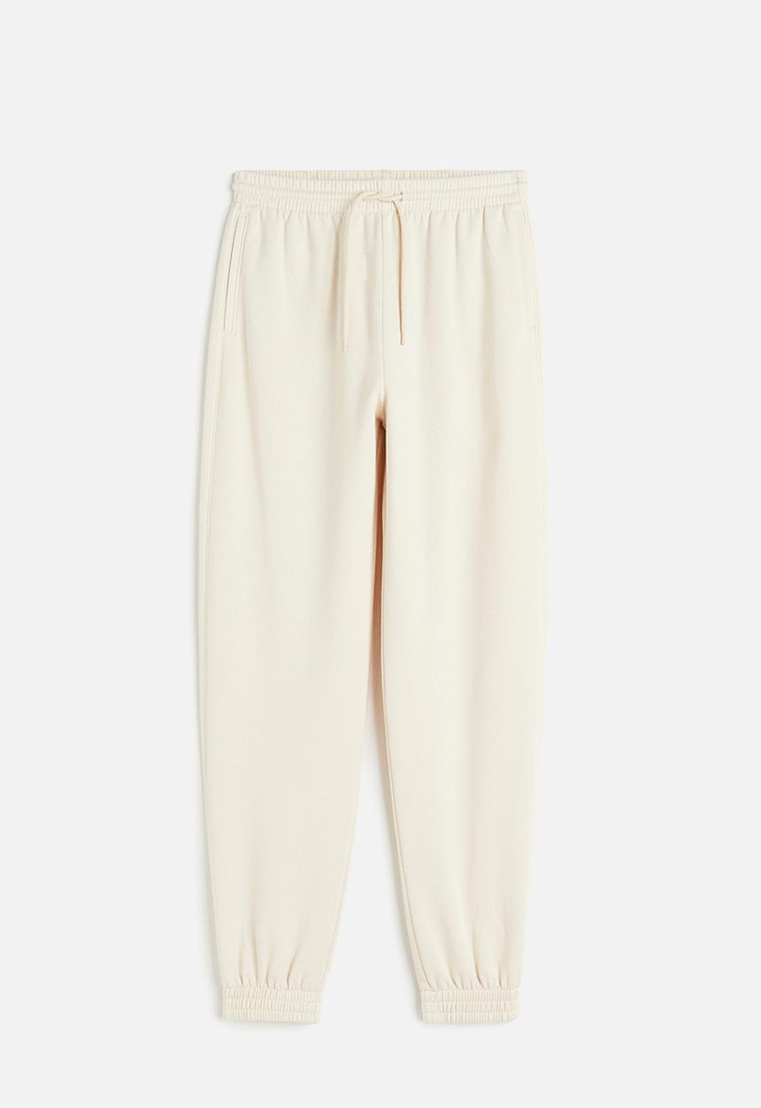 H&M - High-waisted joggers - beige