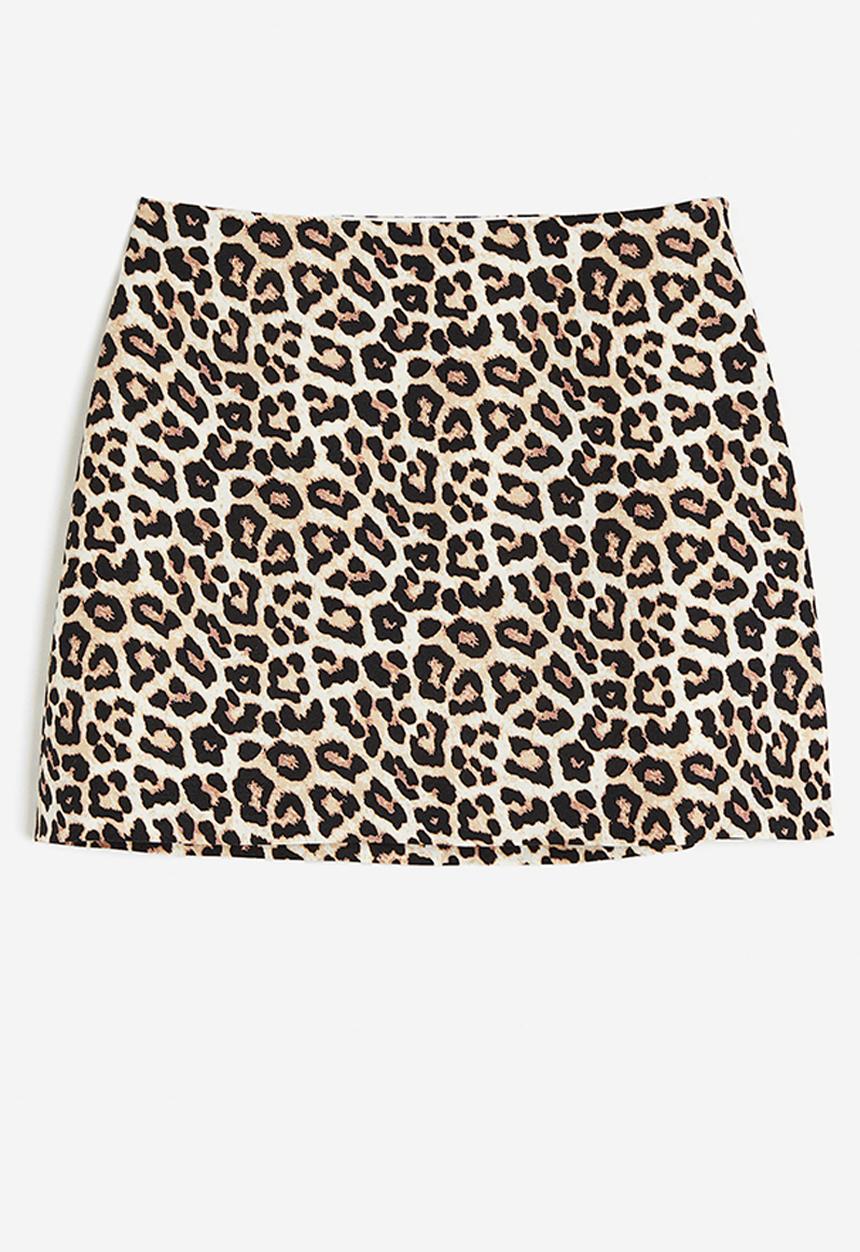 H&M - Mini skirt - beige multi