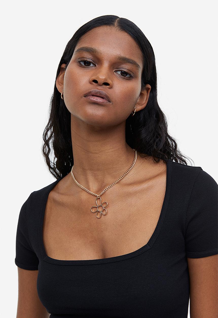 H&M - Ribbed top - black