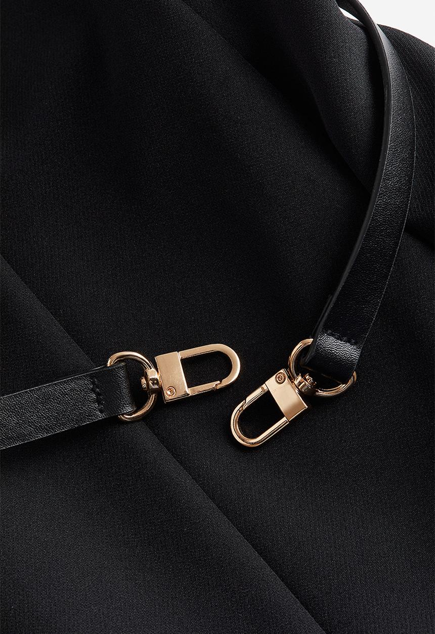 H&M - Smart belted dress - black