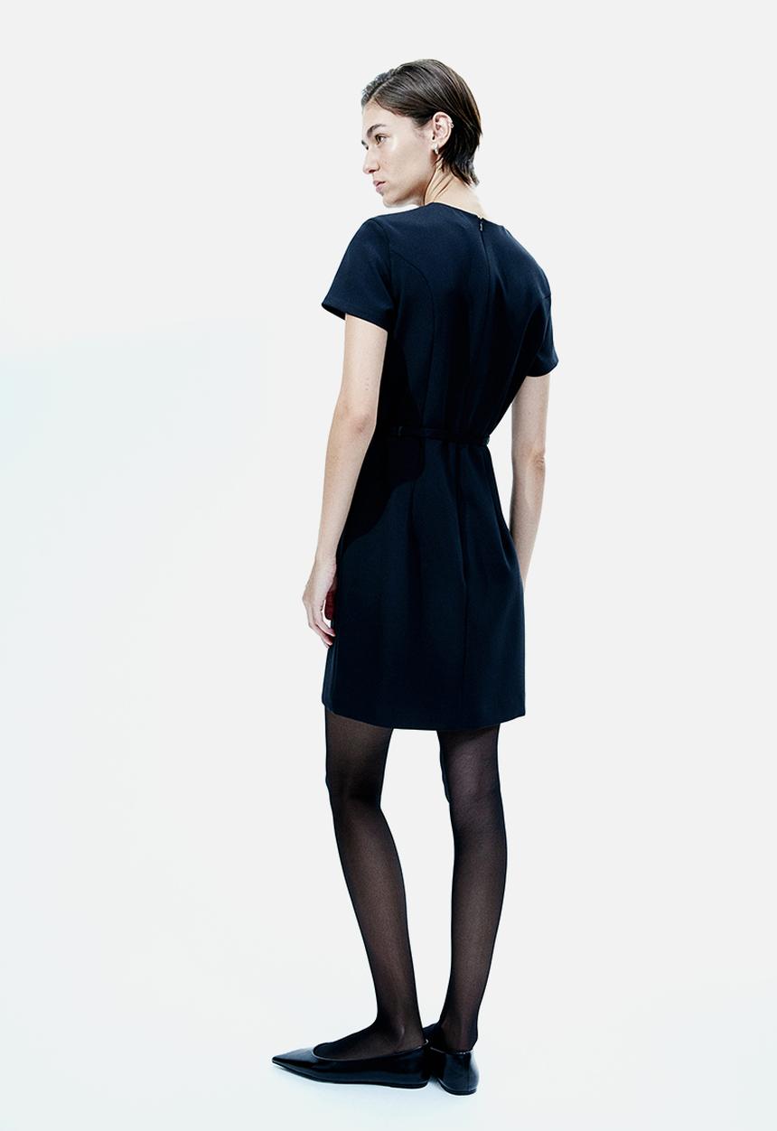 H&M - Smart belted dress - black