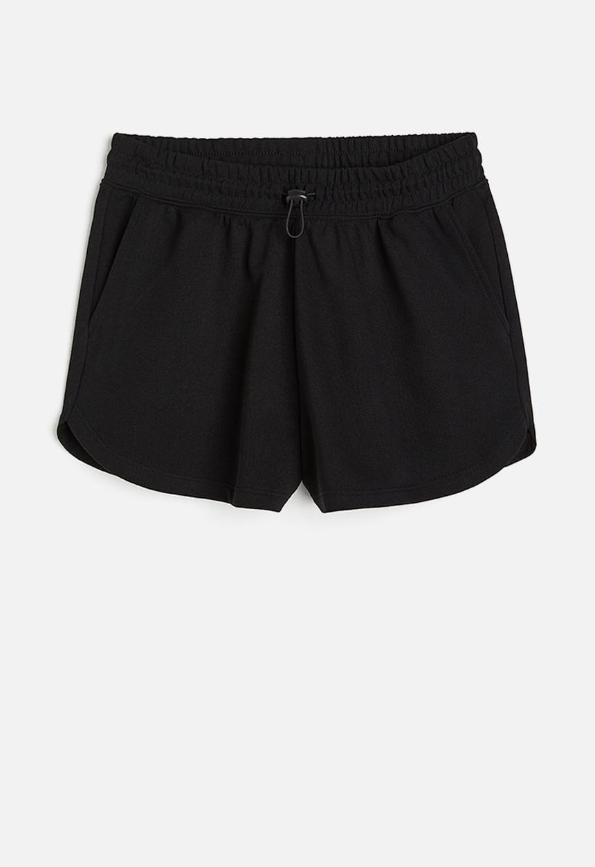 H&M - Sweatshirt shorts - black