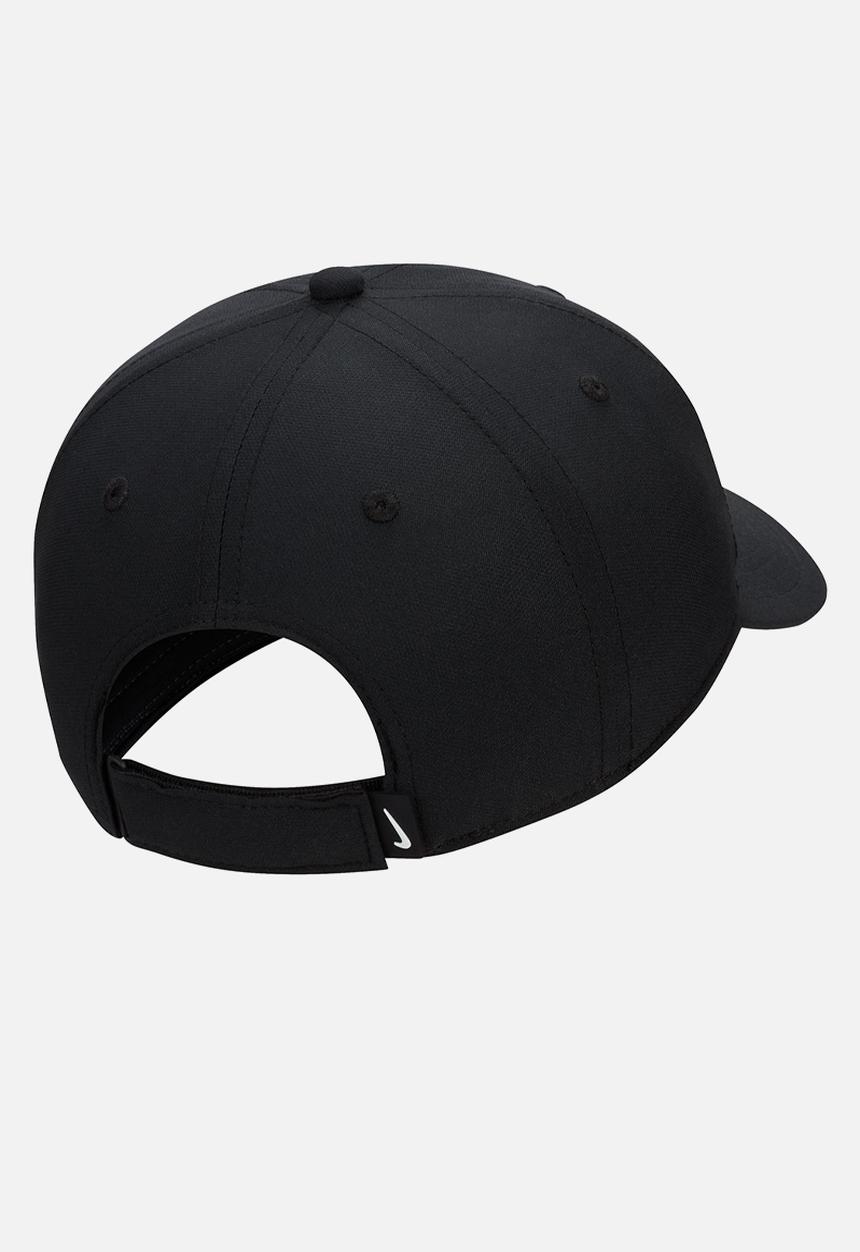 Nike - U Nk df club cap s cb p structured swoosh cap - black/white