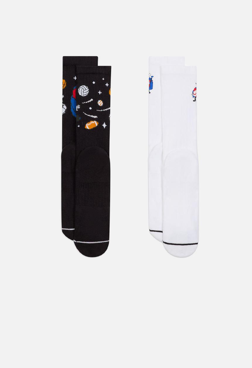 Nike - Dri-FIT Everyday Plus Boxy Wizard 2pk - Multi-color