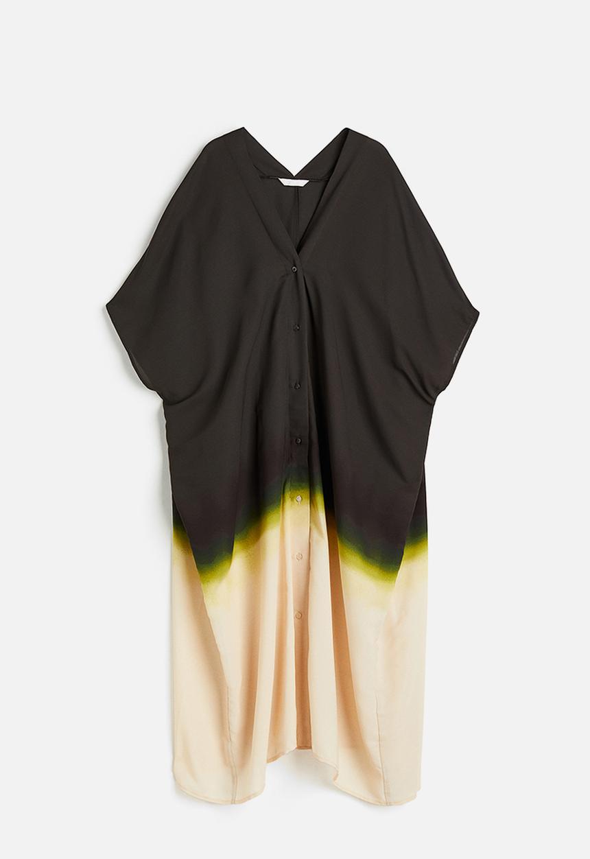 H&M - Oversized kaftan dress - black ombre