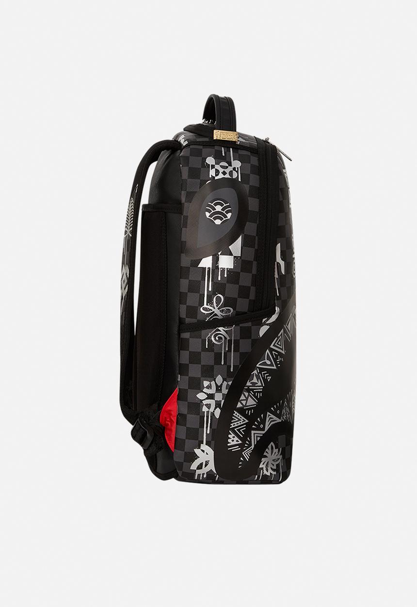 Sprayground - Sharkgliffics ai backpack - black & silver 