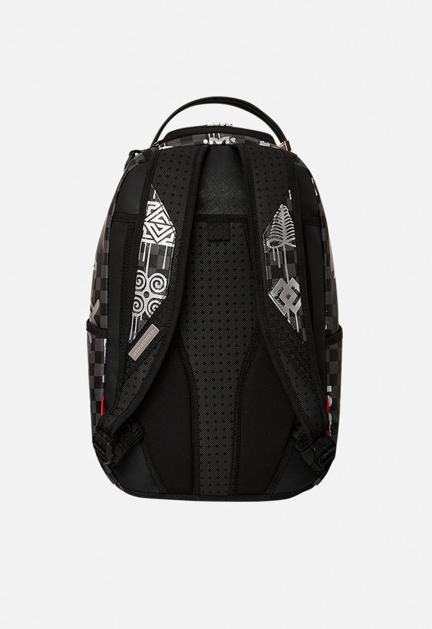 Sprayground - Sharkgliffics ai backpack - black & silver 