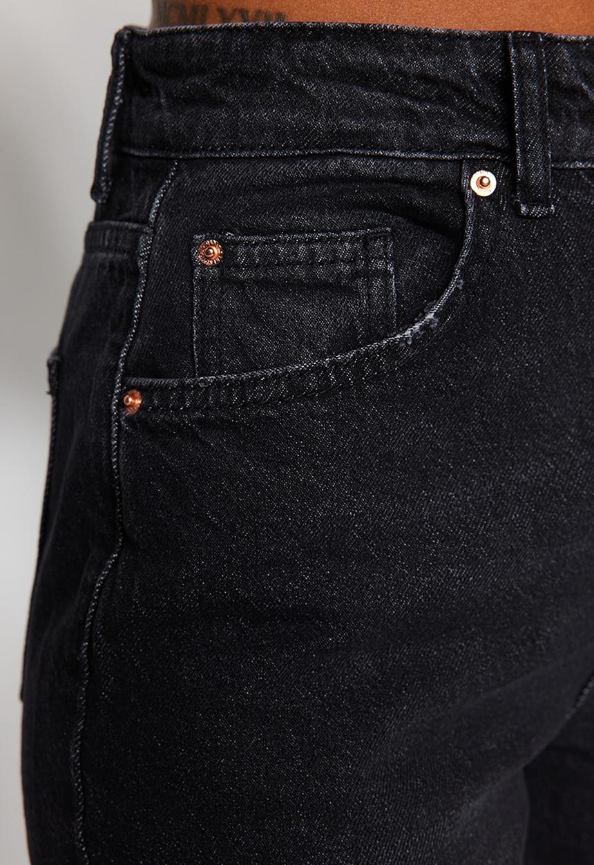 Trendyol - Wide Leg Jeans - Black
