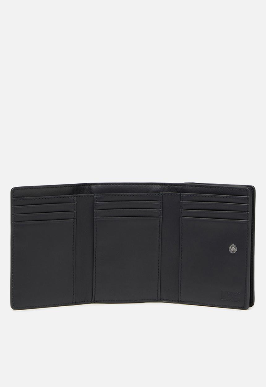 Diesel  - Pc Monogram Tri-Fold Coin S Wallet - black