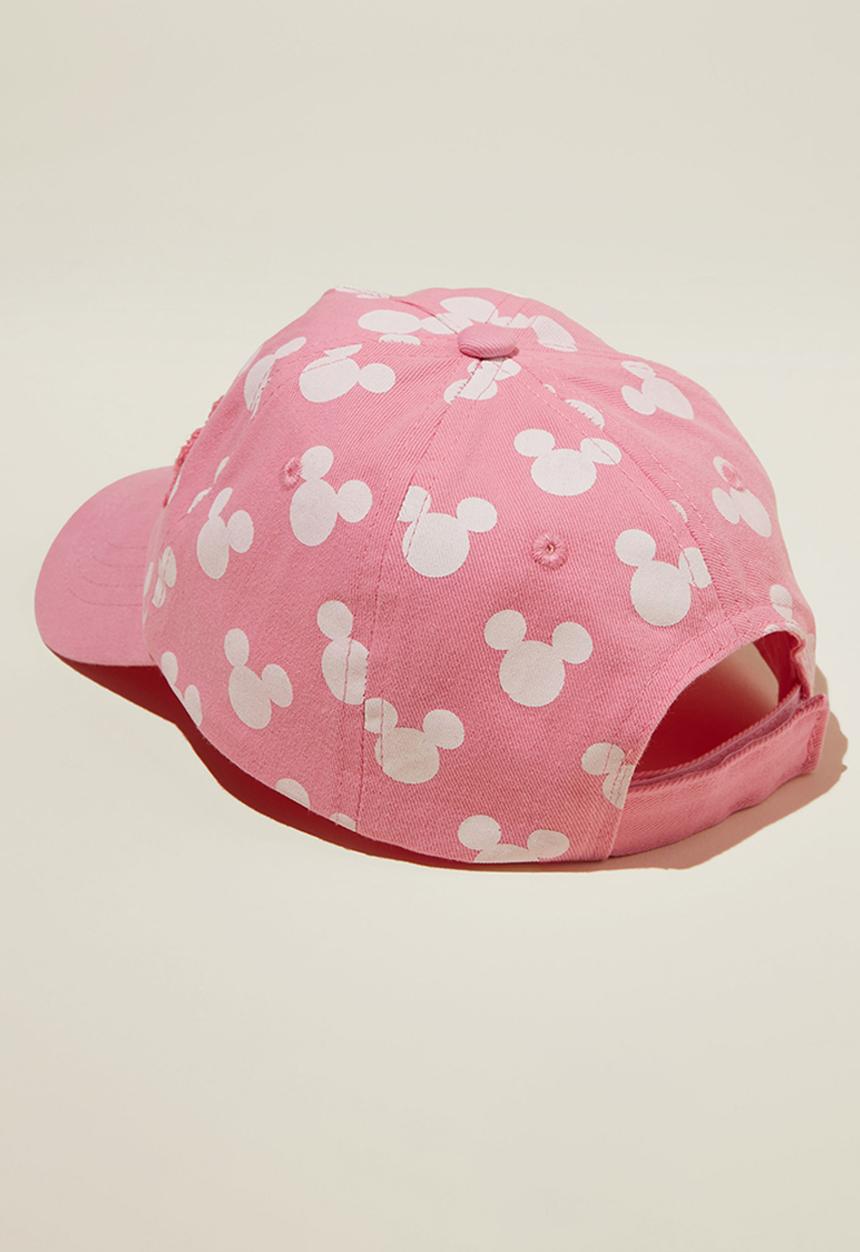 Cotton On - Licensed dad cap - lcn dis minnie/cali pink