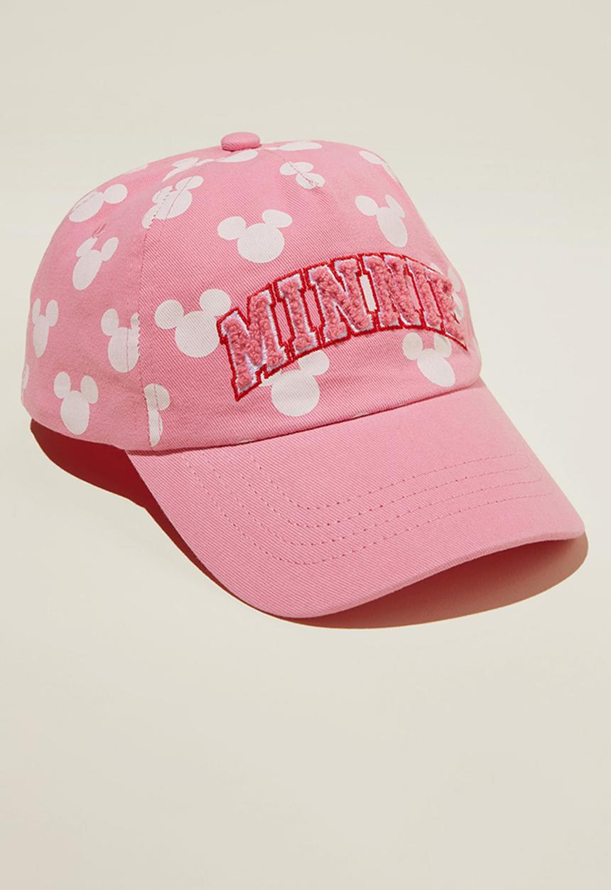 Cotton On - Licensed dad cap - lcn dis minnie/cali pink