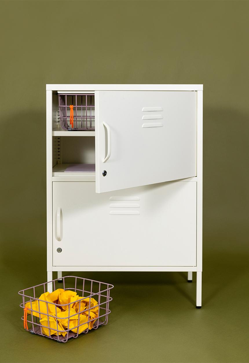 Popstrukt - Sugar Cube Stack Cabinet - Soft White